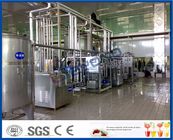 PLC UHT Milk Processing Line For High Temperature Pasteurized Soy Milk / Organic Milk / Milk Products