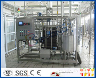 1500LPH UHT Milk Processing Line , Milk Powder Fresh Milk UHT Dairy Processing Plant