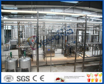 1500LPH UHT Milk Processing Line , Milk Powder Fresh Milk UHT Dairy Processing Plant