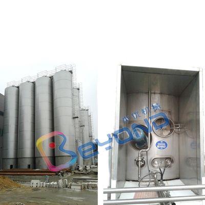 Sanitation 120000L Chemical  Reservoir  Stainless Steel Tanks Rapid Heating